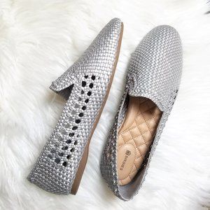 Birdies Handwoven Vegan Leather Starling Flats